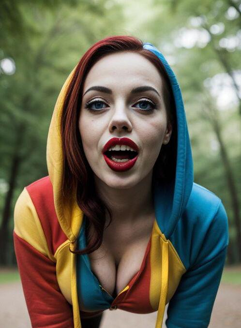 AI Porn Image of Park 1 Woman 20-30 Years Old Hoodie Suck Dick Outdoor