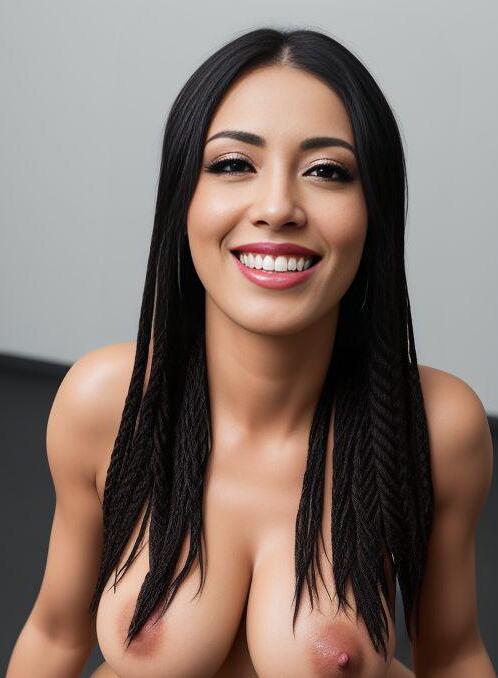 AI Porn Image of Braided Fit Girl 40-50 Years Old Orgy Black Gang bang